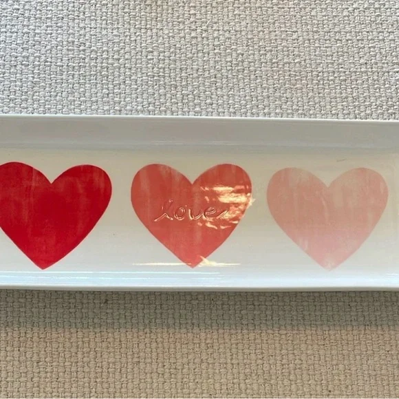 New Pottery Barn Heart Tray - Picture 2 of 6